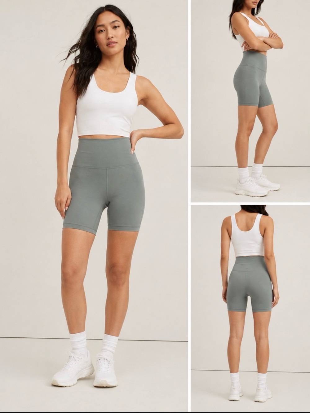 Aritzia TNA Life Atmophlex high-rise 7” biker shorts SZ XS